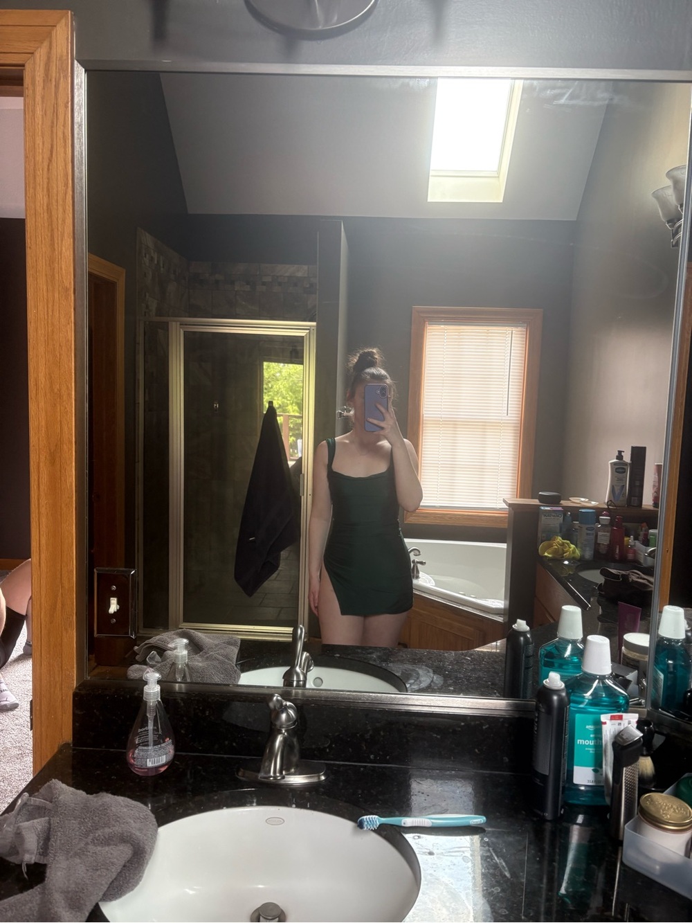 Lucy in the Sky Emerald Green Bodycon Mini Dress